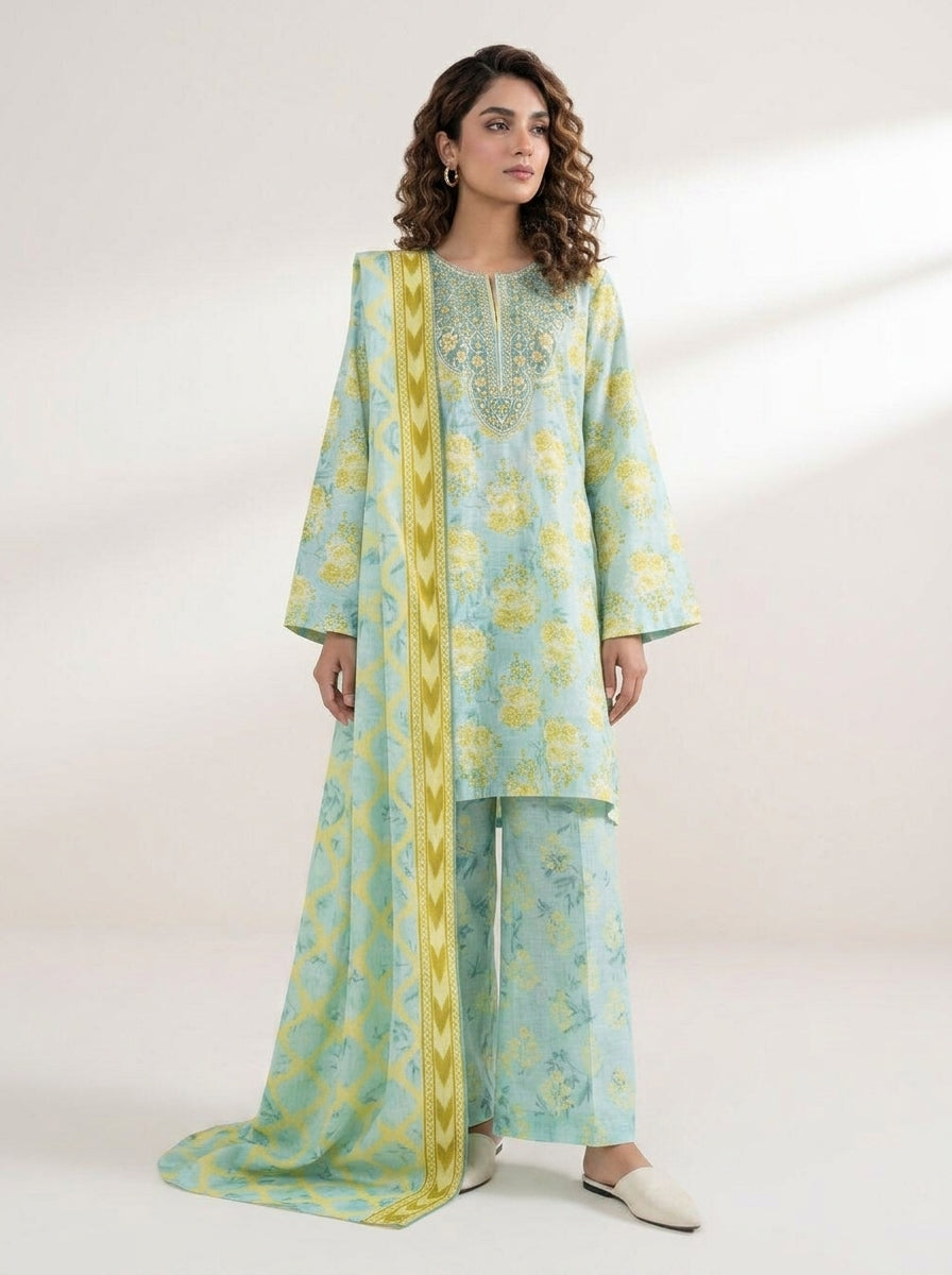 Sapphire Khaddar Shirt Dupatta L & XL