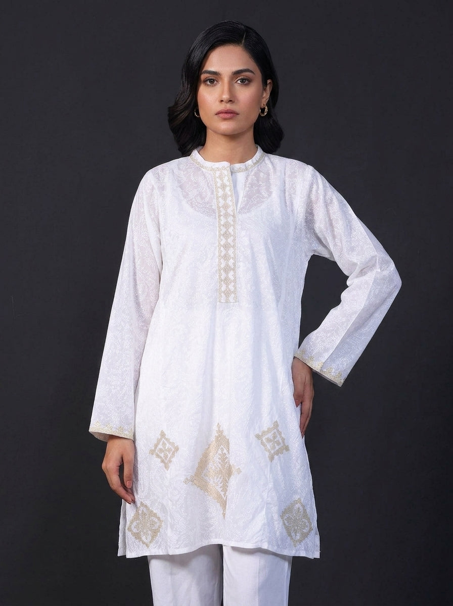 Generation lawn block printed shirt