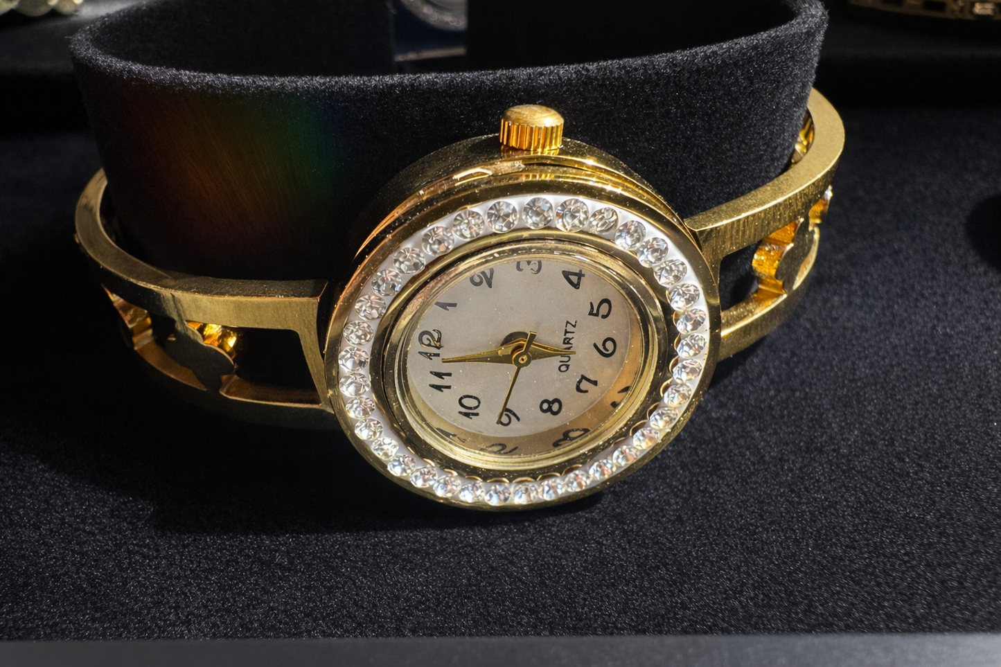 GOLDEN GEOMETRIC ELEGANCE WATCH