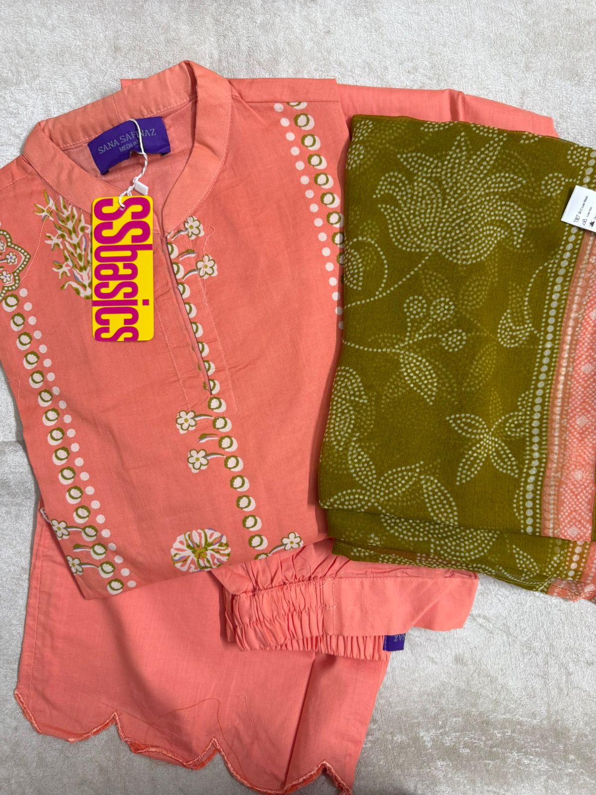 Sana Safinaz 3 Piece Medium Size