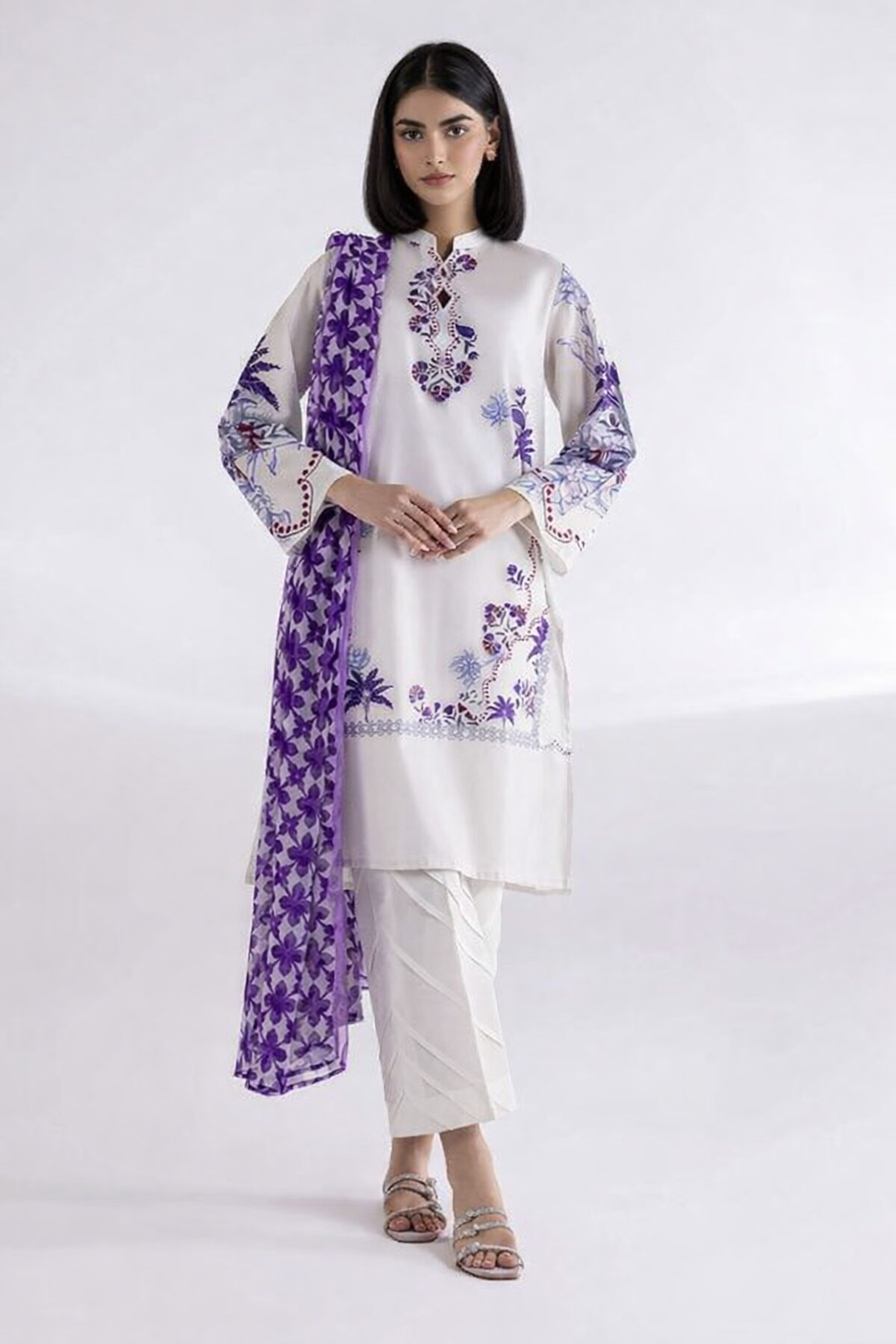 Sana Safinaz Stitched Mahay Lawn Shirt + Dupatta