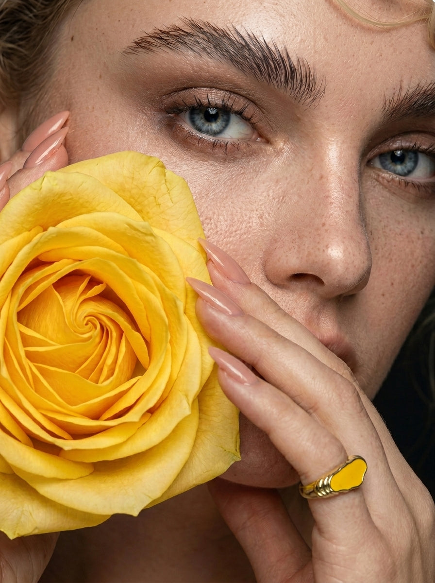 Golden Hour Elegance Ring | Yellow Stone