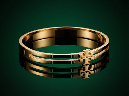 Ornate Heritage Cuff with Decorative Clasp