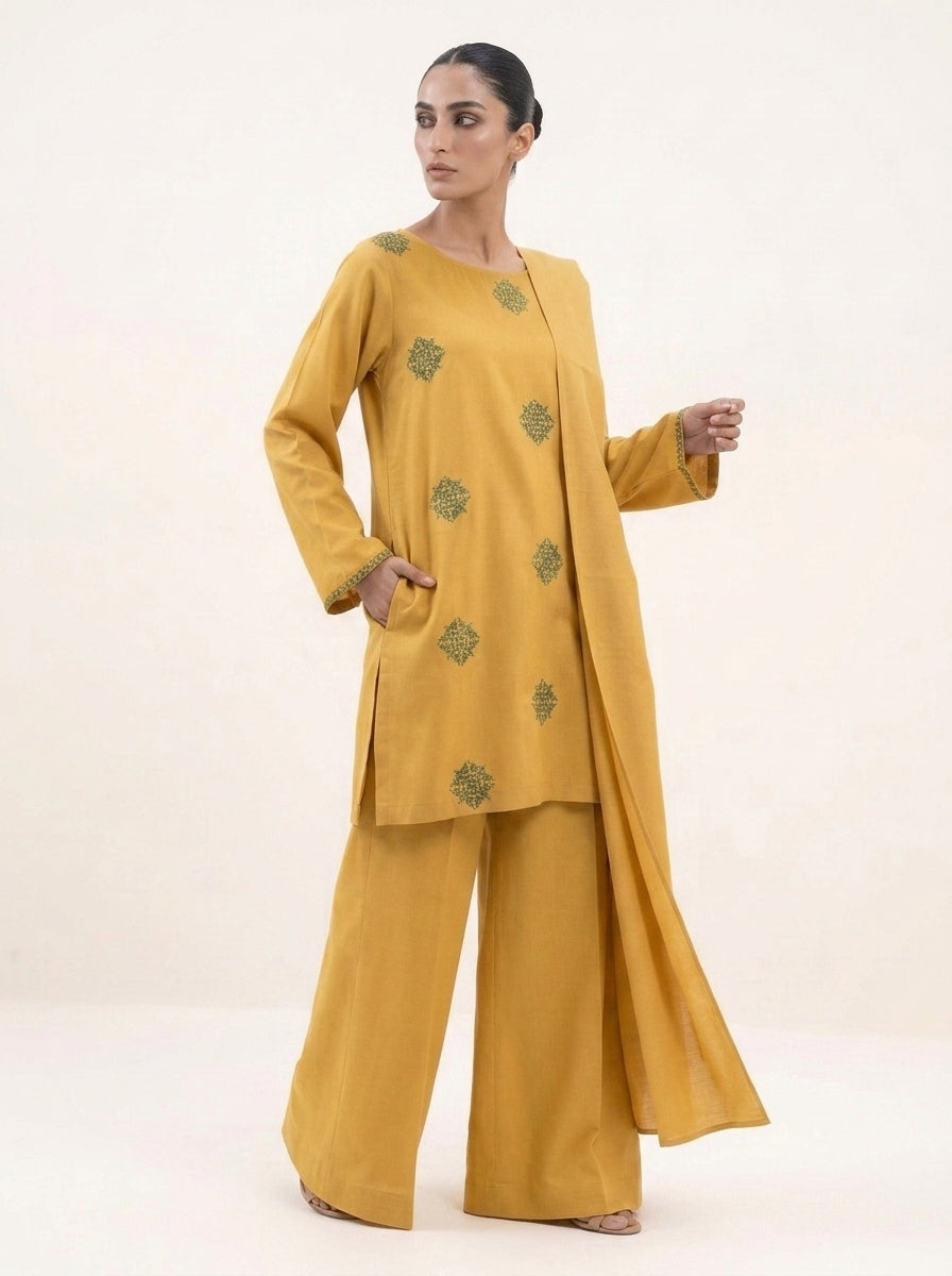 Sapphire Viscose Shirt Khaddar Dupatta Winter Stuff XSmall & XLarge