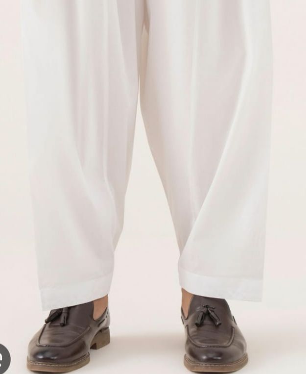 Men White Shalwar