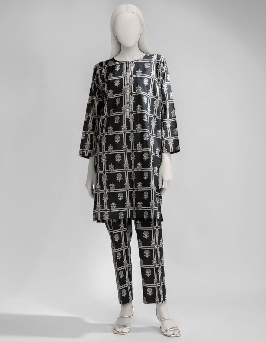 J dot 2 Piece Summer Lawn Large Size