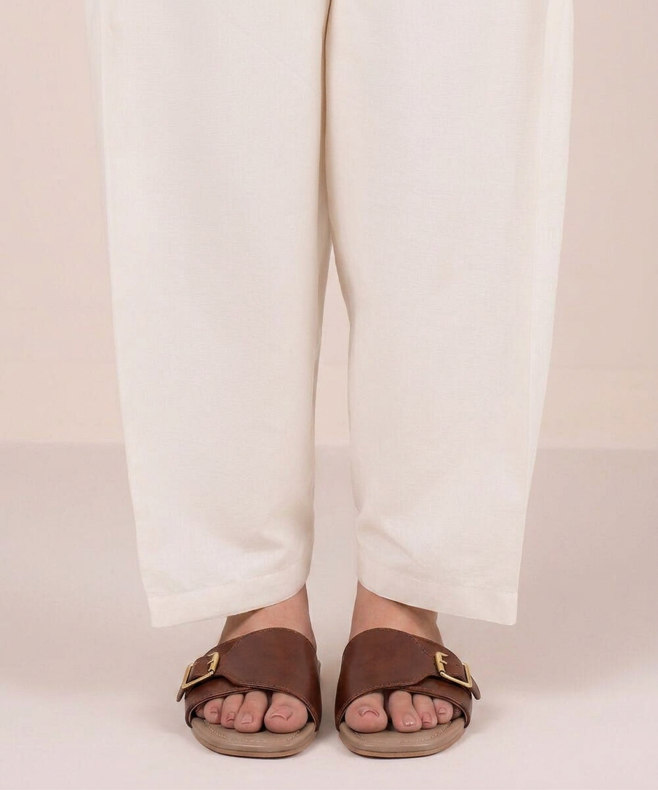 Shalwar Summer Stuff White Color