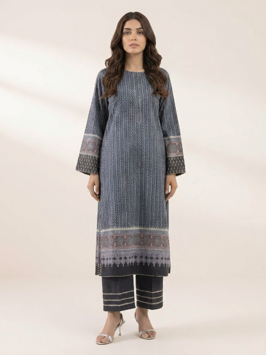 Sapphire Printed Lawn Shirt
