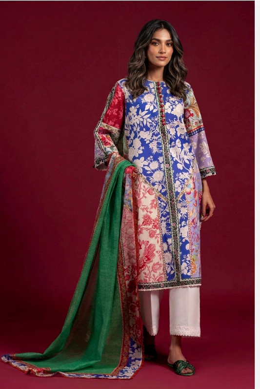 Sana Safinaz 2 Piece Stitched Lawn Suit