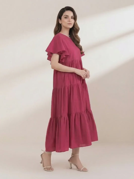 Sapphire Pink Frock Small and XL