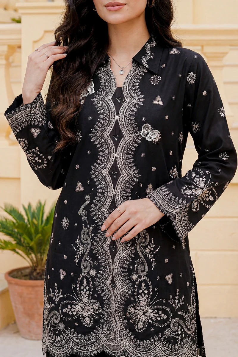 Saya Printed Premium Lawn Stitched 2 Piece (Shirt/Trouser)